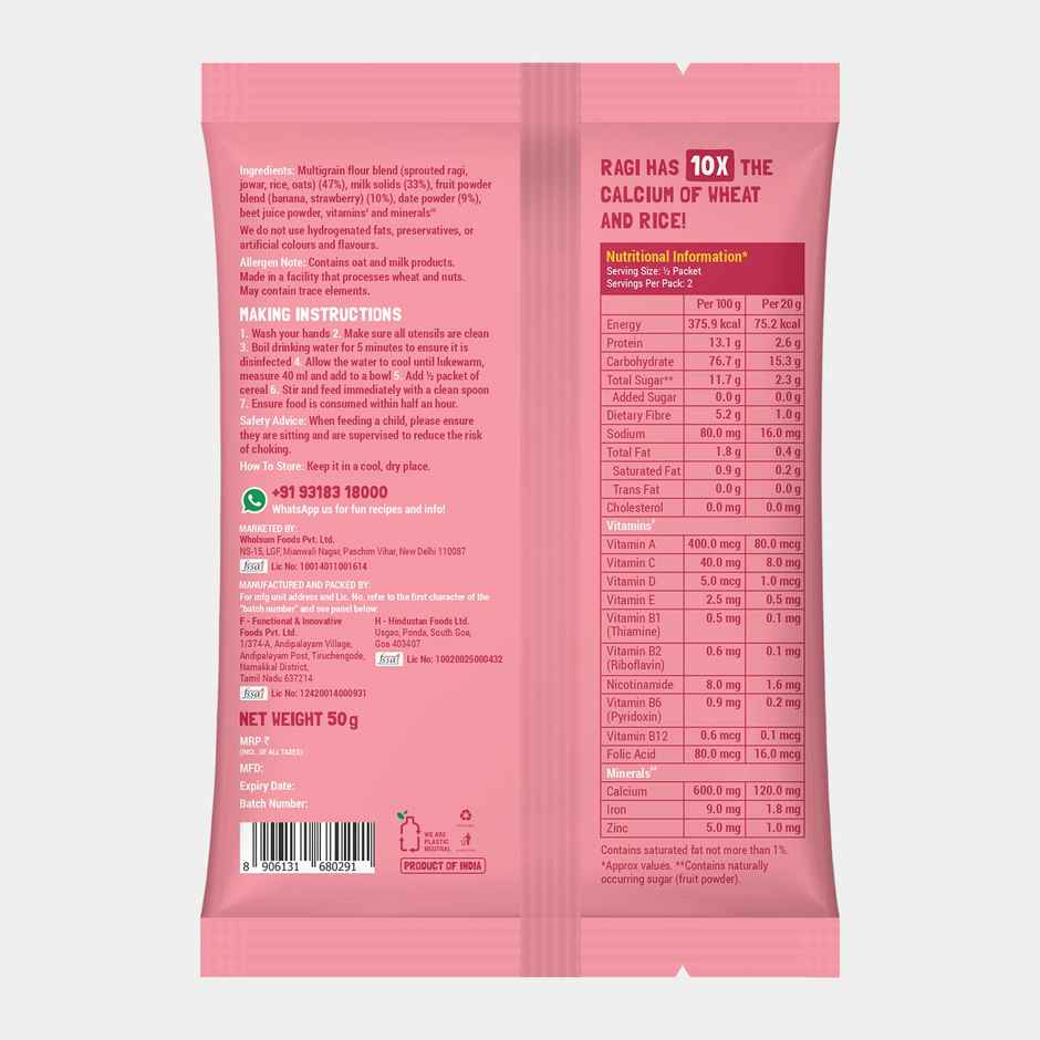 Slurrp Farm Fruit Cereal Trial Pack