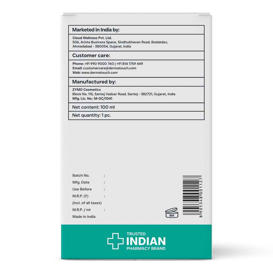 Dermatouch Salicylic Acid Face Wash For Acne & Oil Control