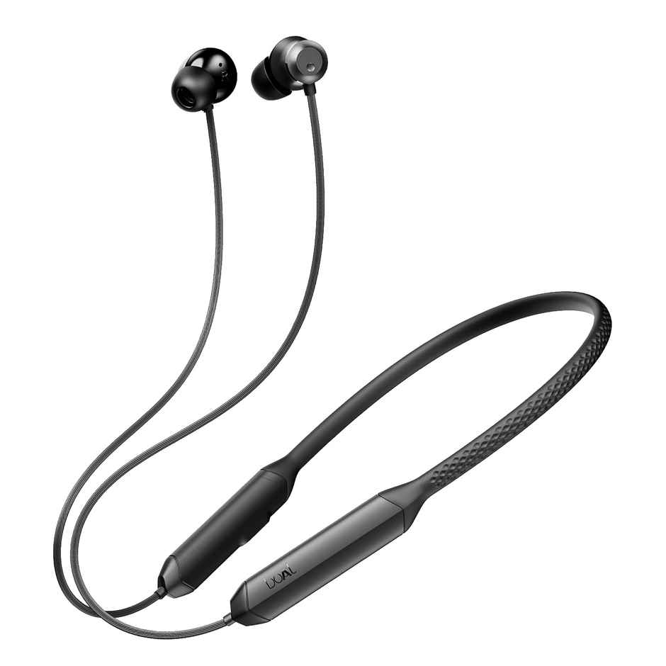 boAt Rockerz 255 Z Plus BT Neckband w/AI-ENx Tech, Spatial Audio, 50H Playback,(Classic Black)