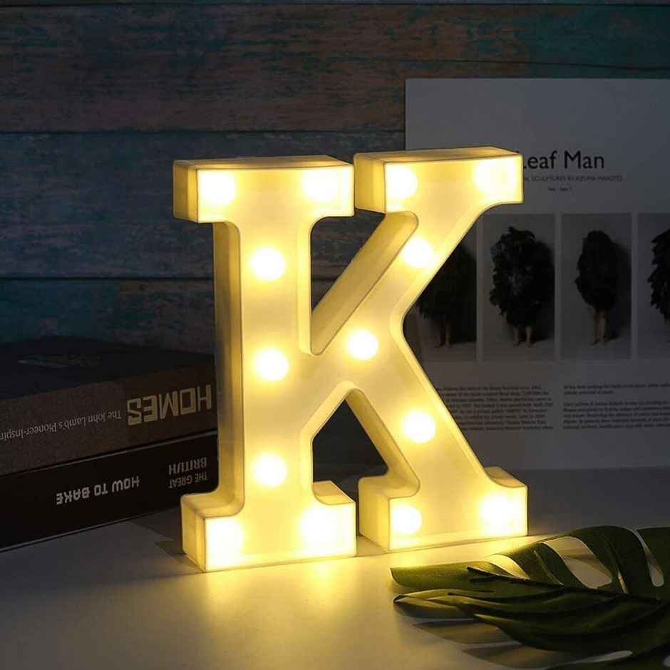 Polypropylene Marquee Light Led Alphabet K | Party Propz