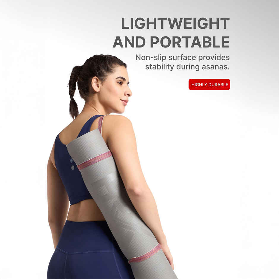 HRX Yoga Mat | 4 mm | Grey