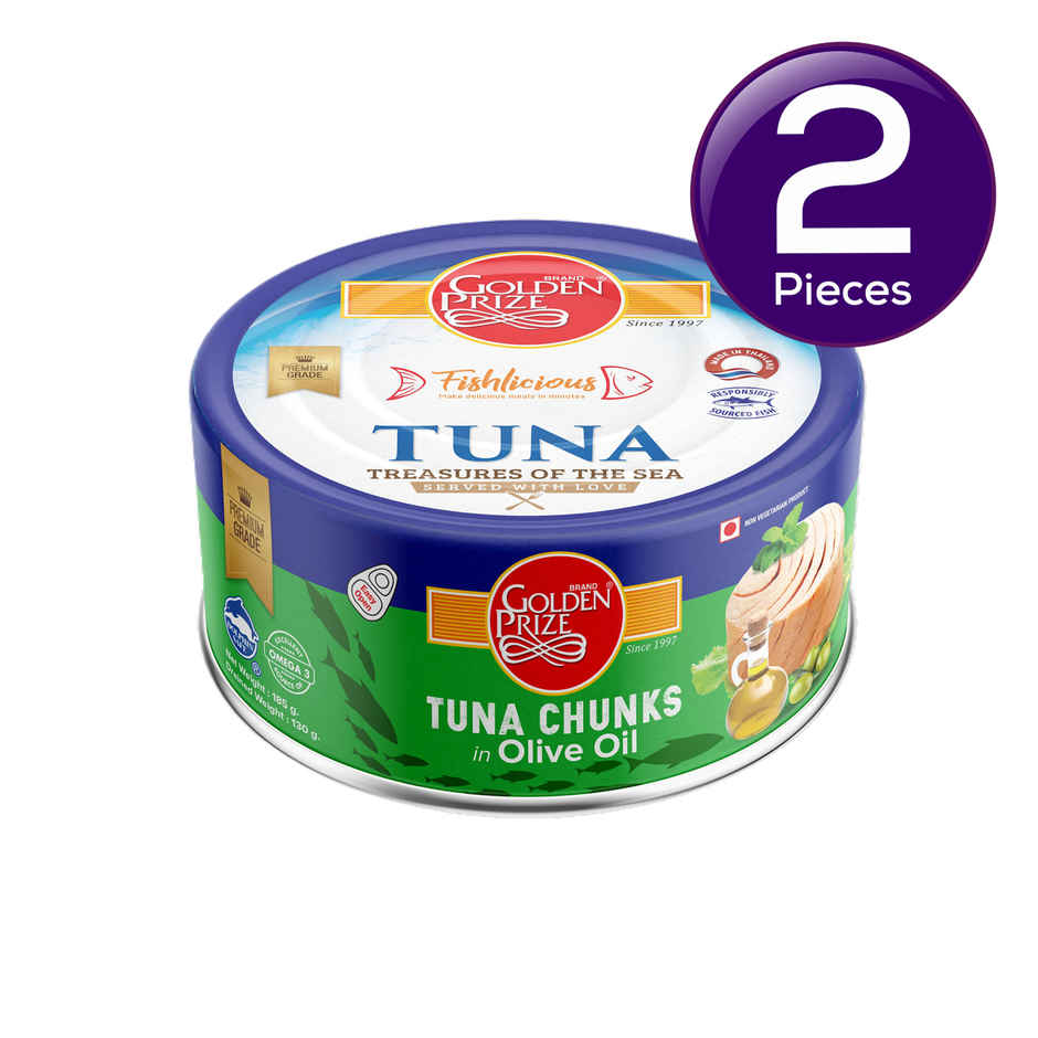Golden Prize Tuna Chunks In Olive Oil Combo