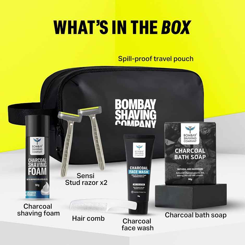 Bombay Shaving Company 7in1 Shaving Kit for Men l Grooming Kit for Men