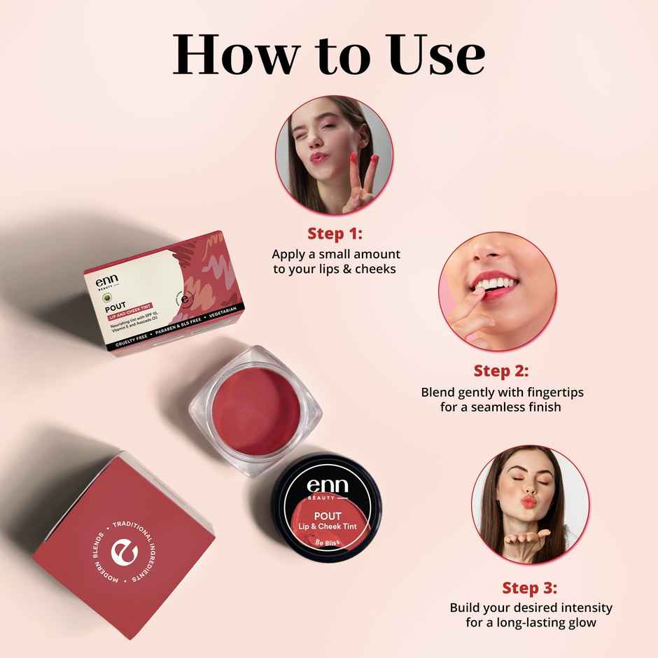 Enn Beauty Pout Lip & Cheek Tint (Be Bliss)