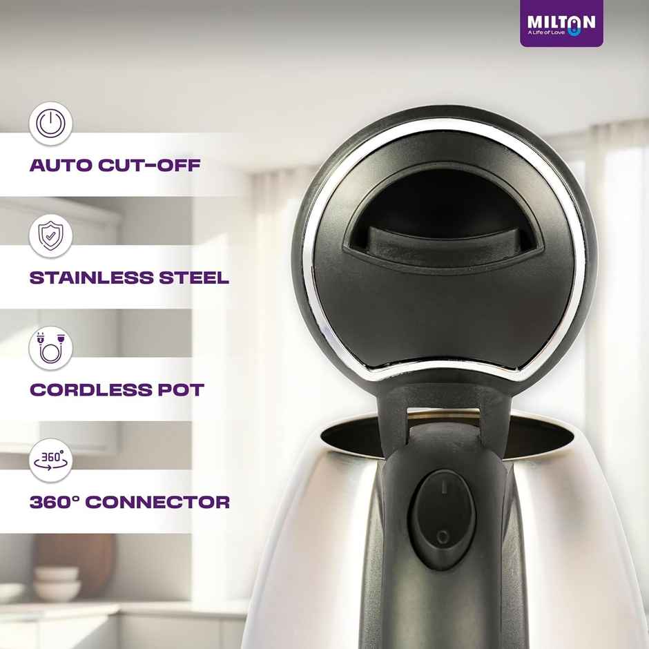 Milton Rapid Electric Kettle 1.8L | 1500 Watts | Stainless Steel