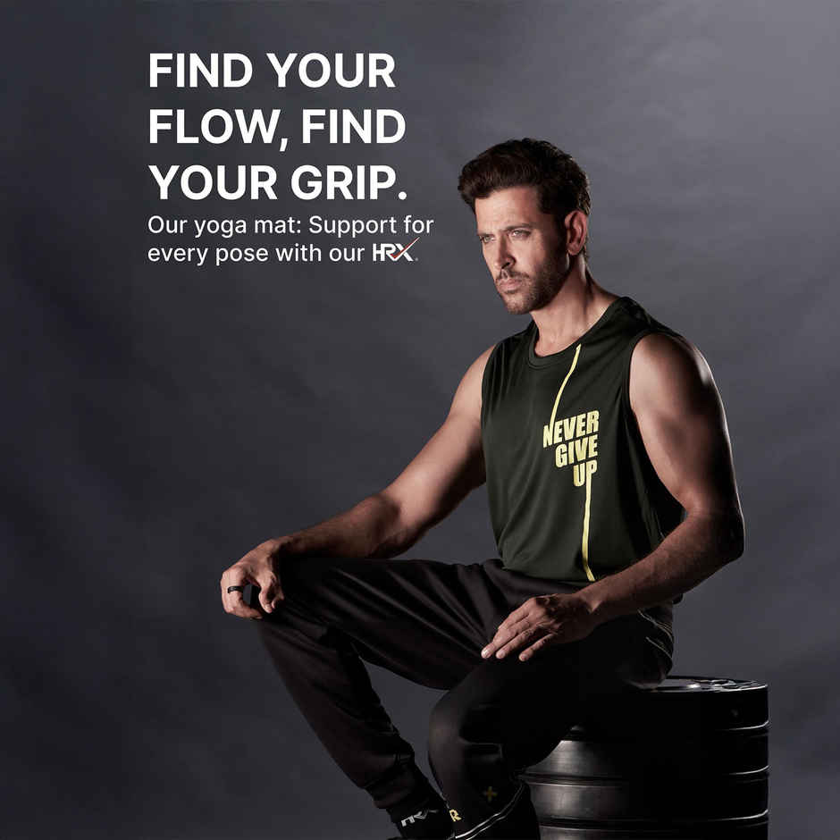 HRX Yoga Mat | 4 mm | Grey