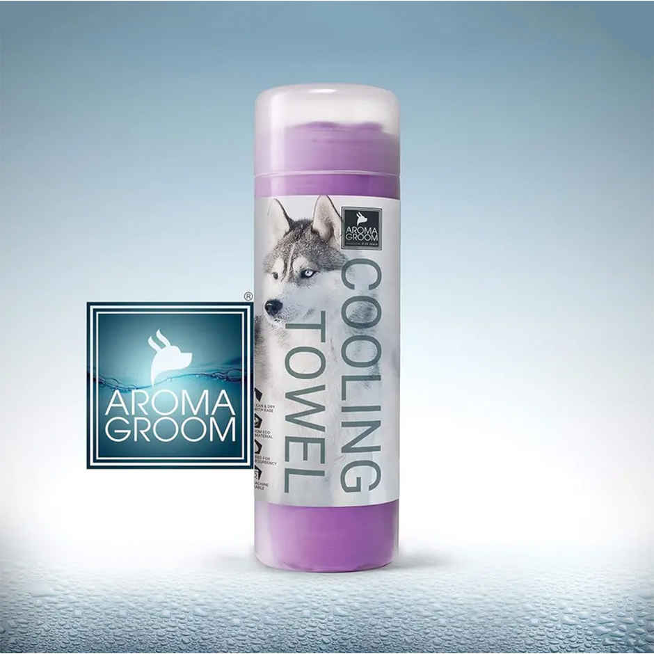Aroma Groom Pet Towel Purple