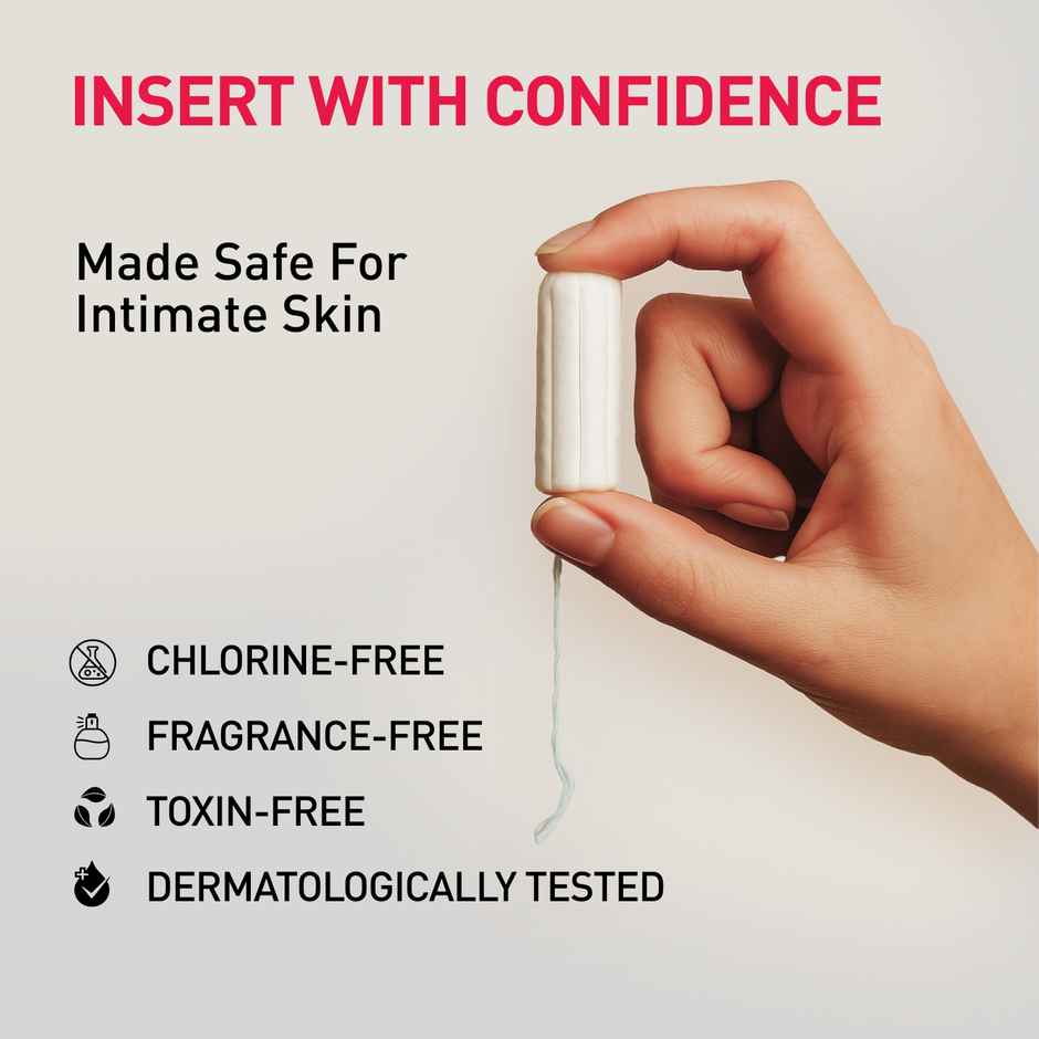 Sirona Heavy Flow Tampons | Organic Cotton Core | Ultra-High Absorbency and Leak-Proof Protection