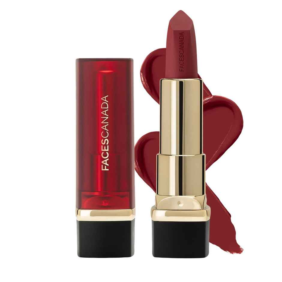 Faces Canada Comfy Matte CrÃ¨me Lipstick - Raise The Roof 01, 8HR Long Stay | Intense Color