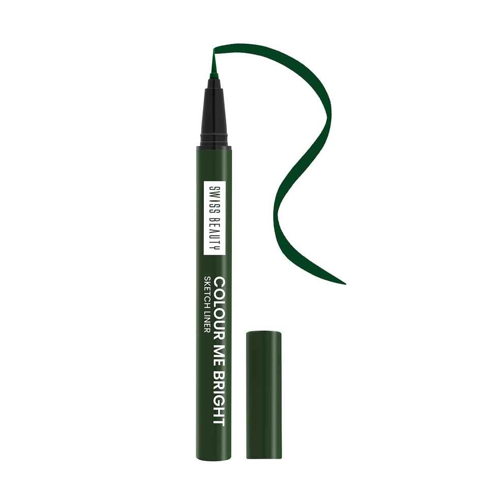 Swiss Beauty Colour Me Bright Sketch Eyeliner - 05 Passion Green