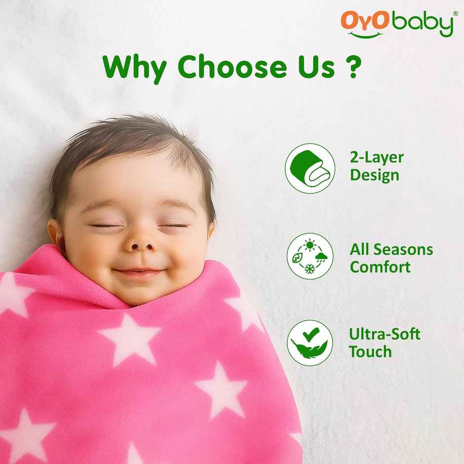 Oyo Baby Hooded Blanket Wrapper Swaddle 0-6 Months | Assorted