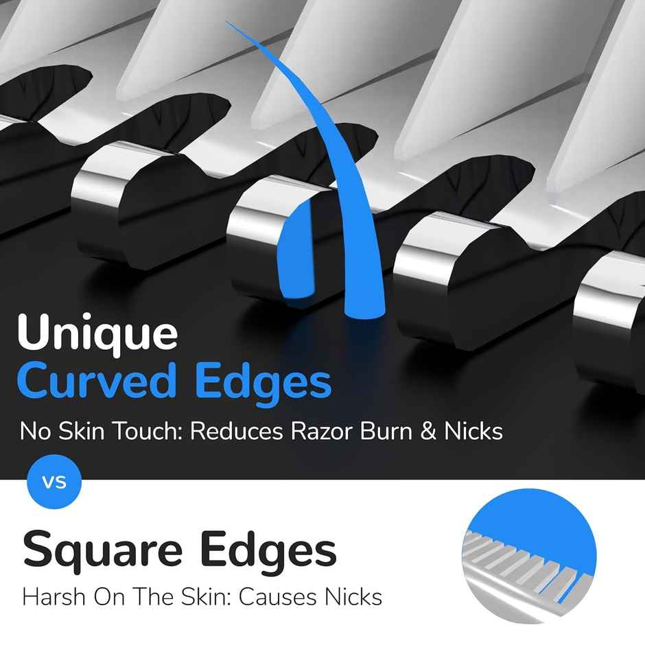 Caresmith Crew Manscaping Body Trimmer: Safe, Rechargeable Trimmer for Intimate Area Grooming