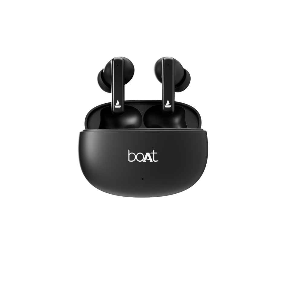 boAt Airdopes 170 ANC TWS Earbuds with 35dB Active Noise Cancellation, Ambient Mode, 75hrs Playback, 4 Mics with ENx, 13mm Drivers, BEAST Mode, IWP Tech, ASAP Charge - Active Black