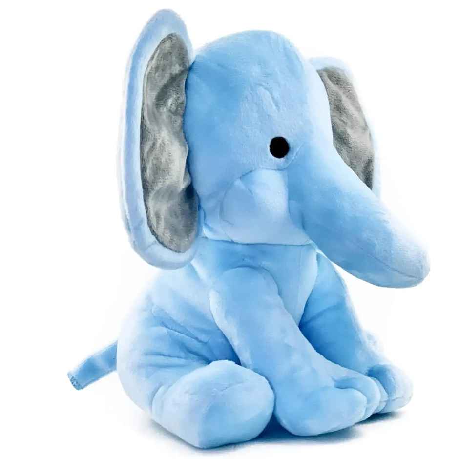 Dearjoy Cute Baby Elephant Soft Toy - Blue | 25 cm