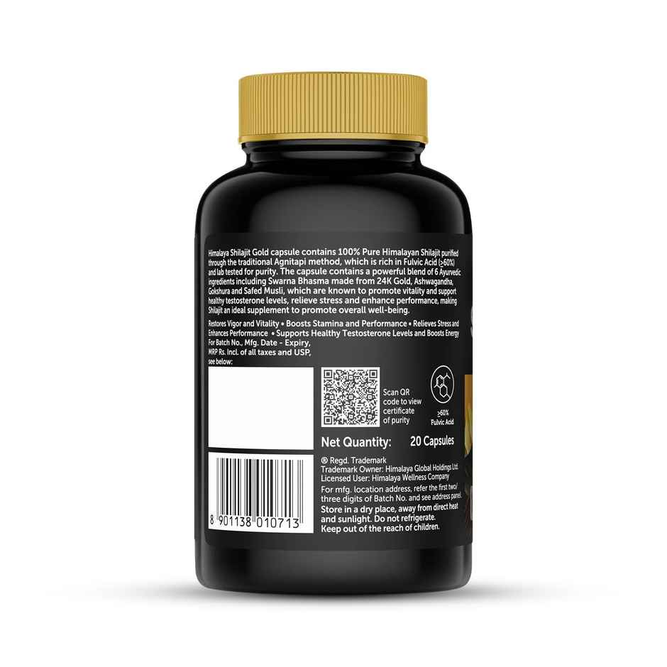 Himalaya Shilajit Gold Capsules | Natural Health Support