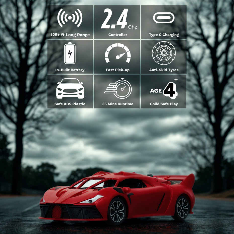 Frendo Hi Speed RC Car | Bug Red Matt