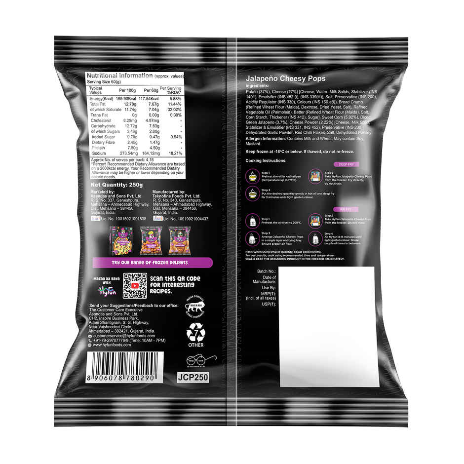 Hyfun Jalapeno Cheesy Pops  Combo 