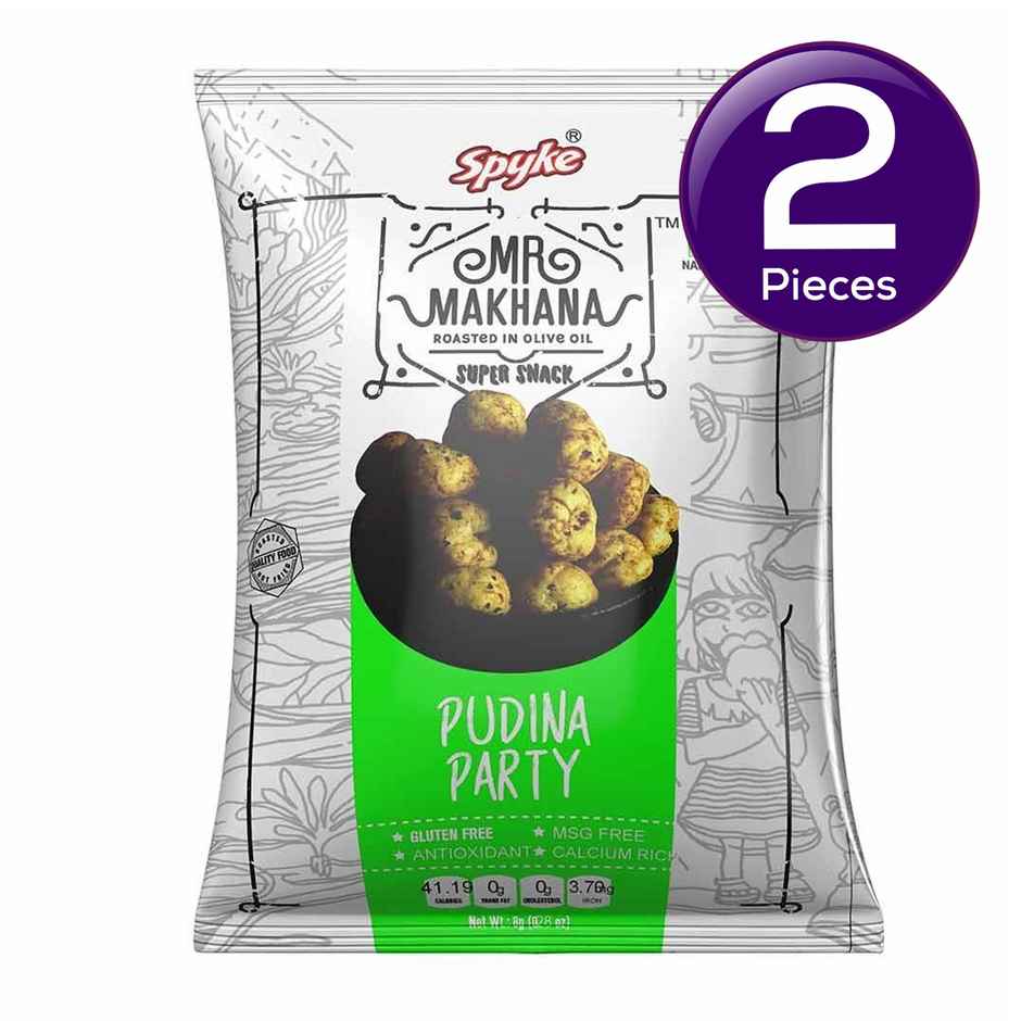 Mr Makhana Super Snack - Pudina Party 20 g Combo