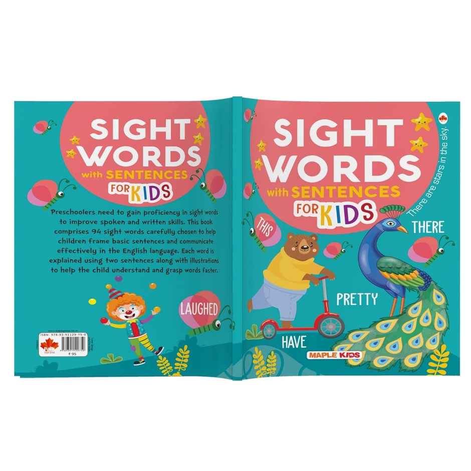 Sight Words and Sentences Book for Kids - Sight Words for Children