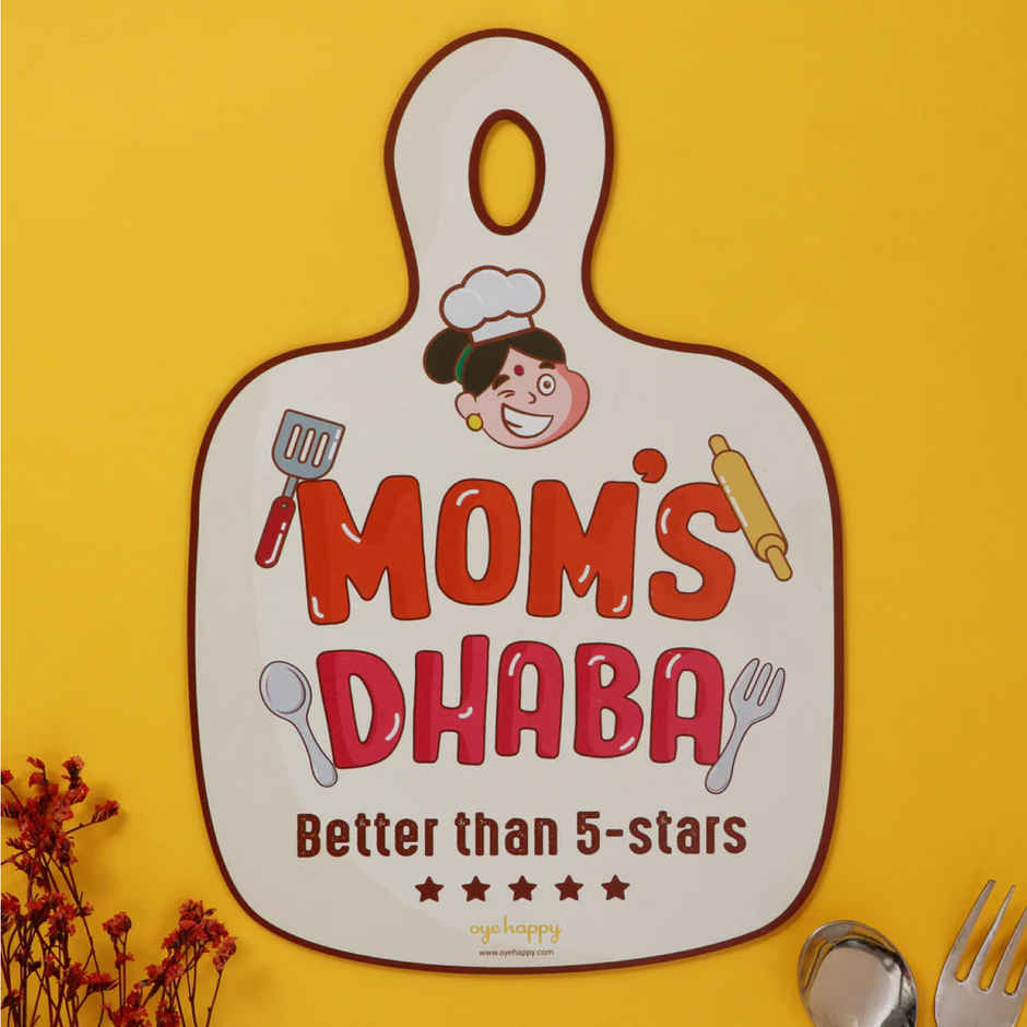 Oye Happy Mom'S Dhaba Wall Hanging