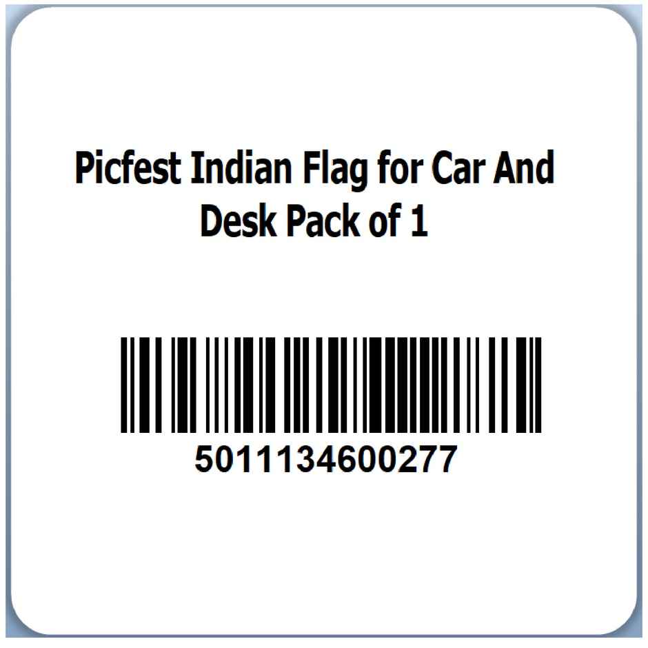 Indian National Flag for Car and Desk Display | Picfest