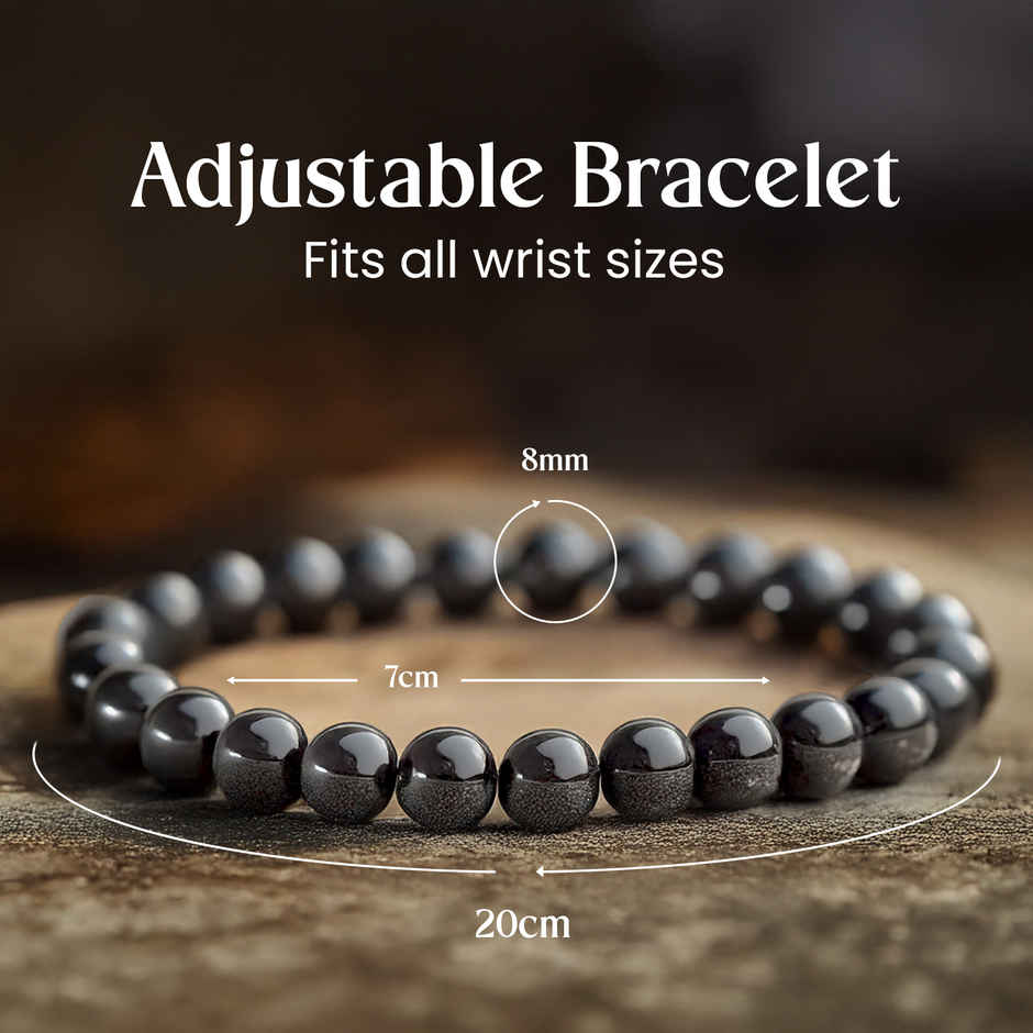 Astrotalk Dhan Sampatti Bracelet - Original Silver Hematite