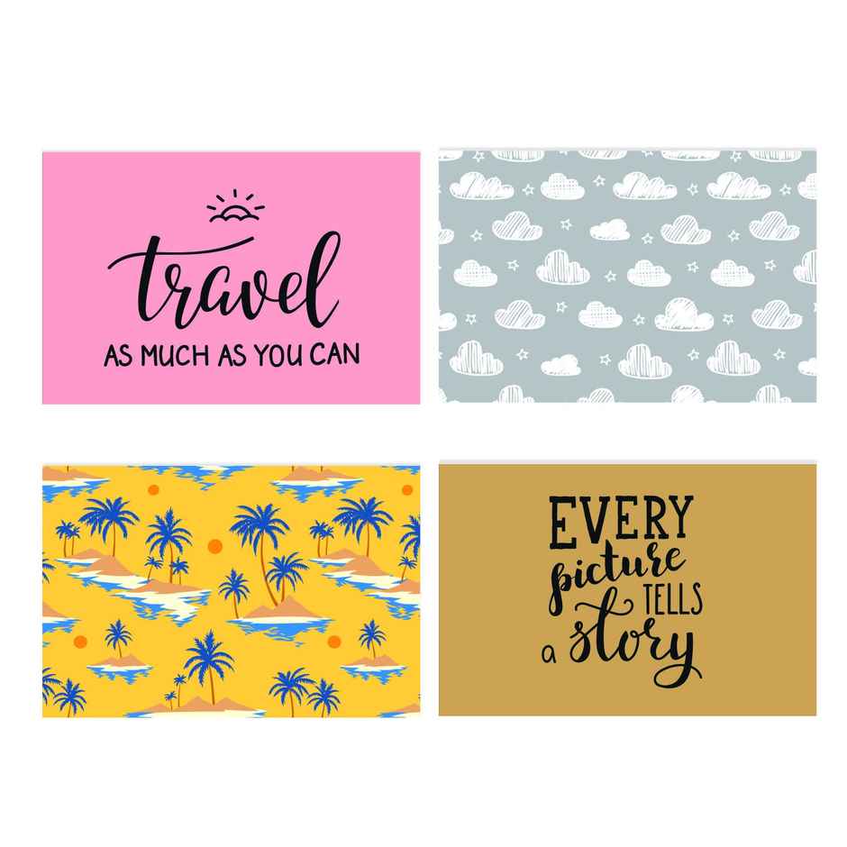 Paper Plane Design Travel Theme Wall Posters | Set of 10 | (12 Inch x 18 Inch) D10