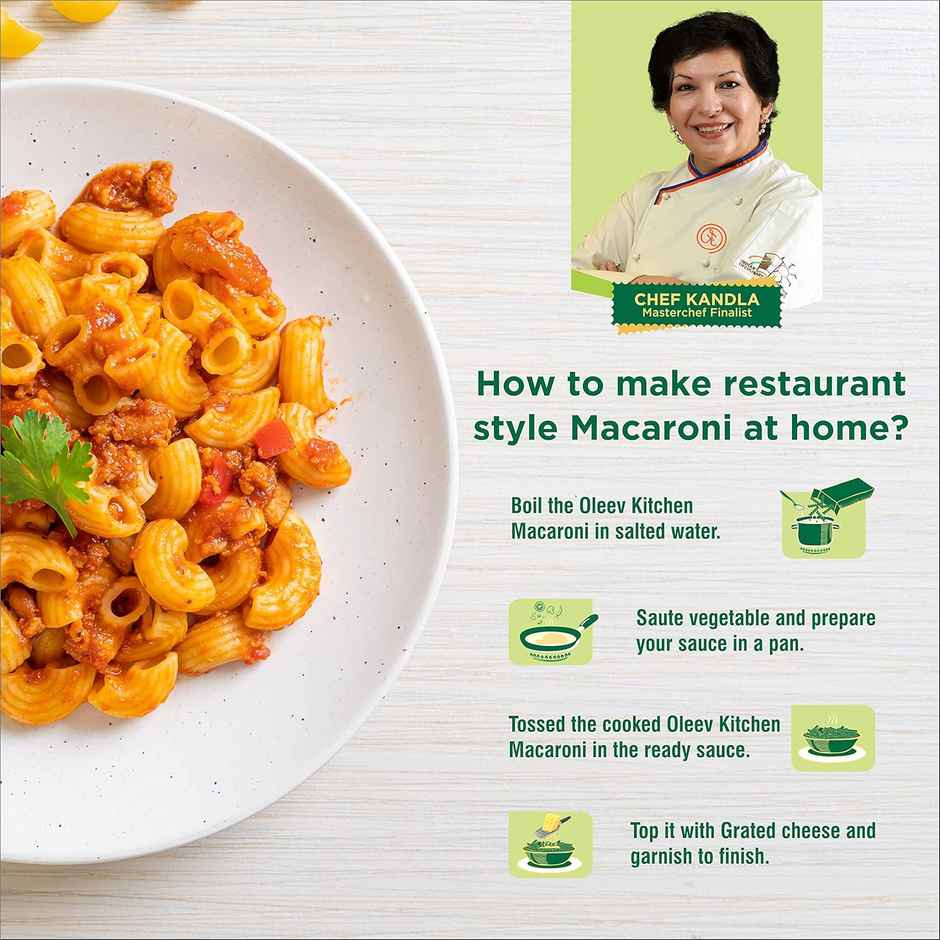 Oleev Kitchen Premium Macaroni Pasta