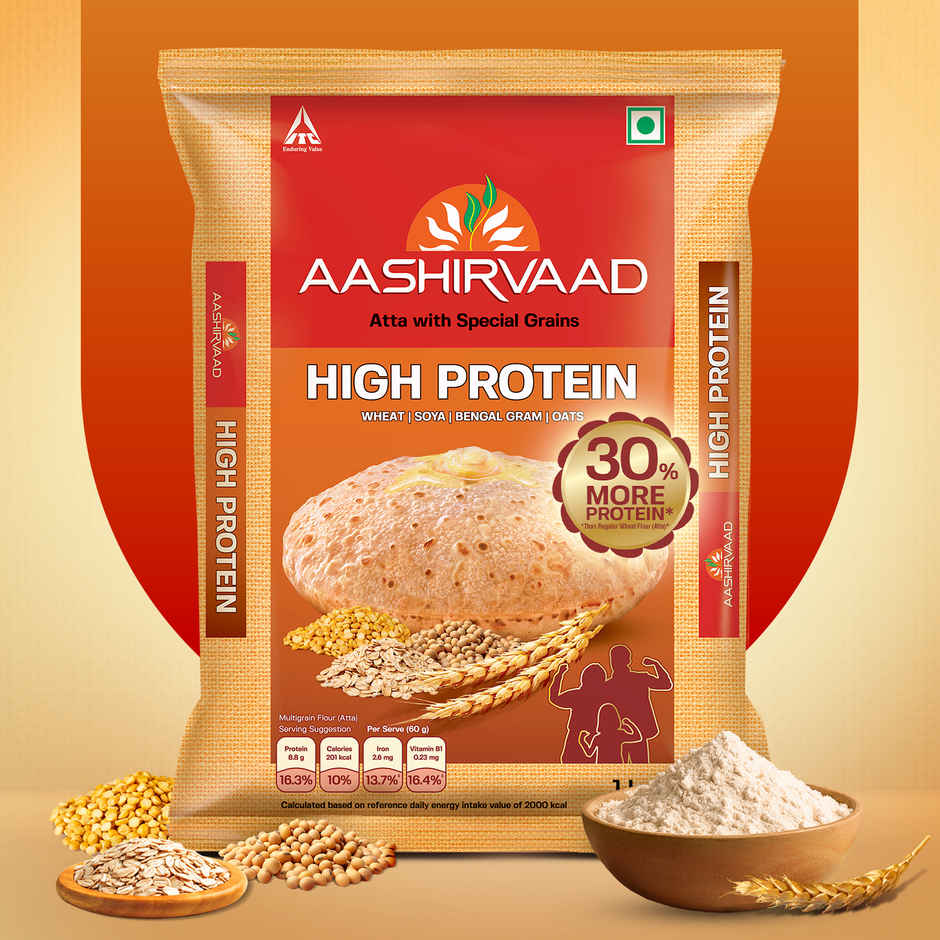 Aashirvaad Atta with High Protein (Multigrain mix)