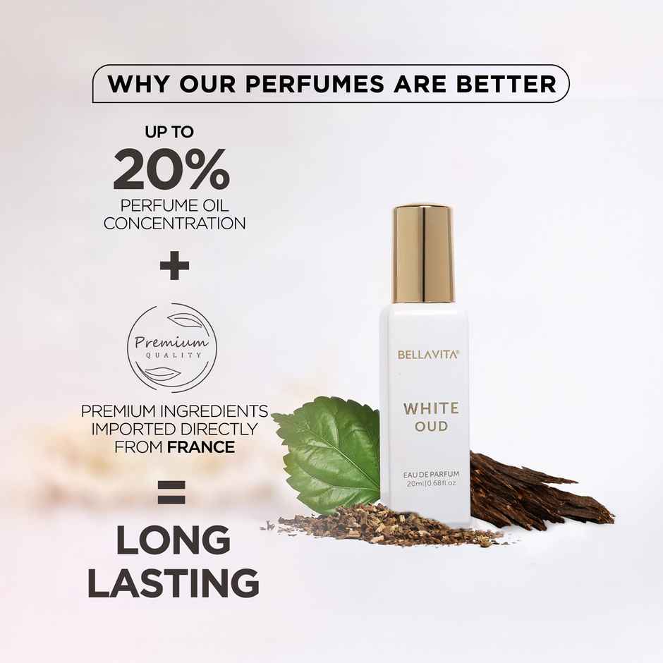 Bella Vita White OUD Unisex Perfume for Men and Women