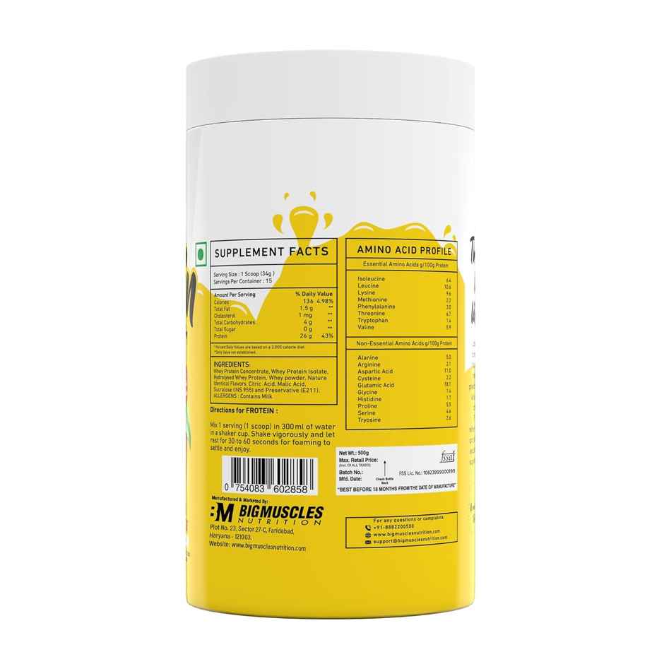 Bigmuscles Nutrition Frotein - Mango Orange