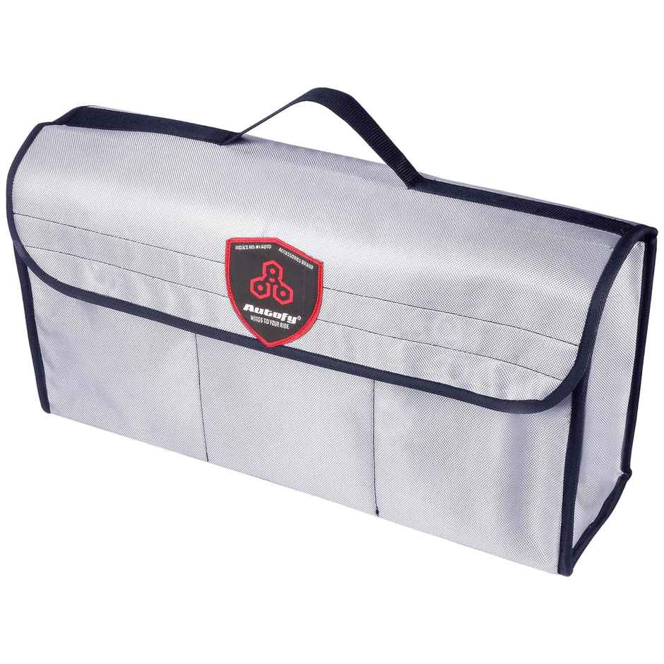 Autofy Spaze-5 Car Trunk Organizer Spill Proof Waterproof Anti-Skid Car Boot Organizer [Nylon]