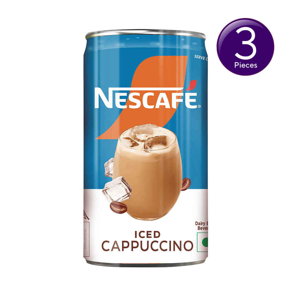 Nescafe Cafe Style Cold Coffee Iced Cappuccino  Combo