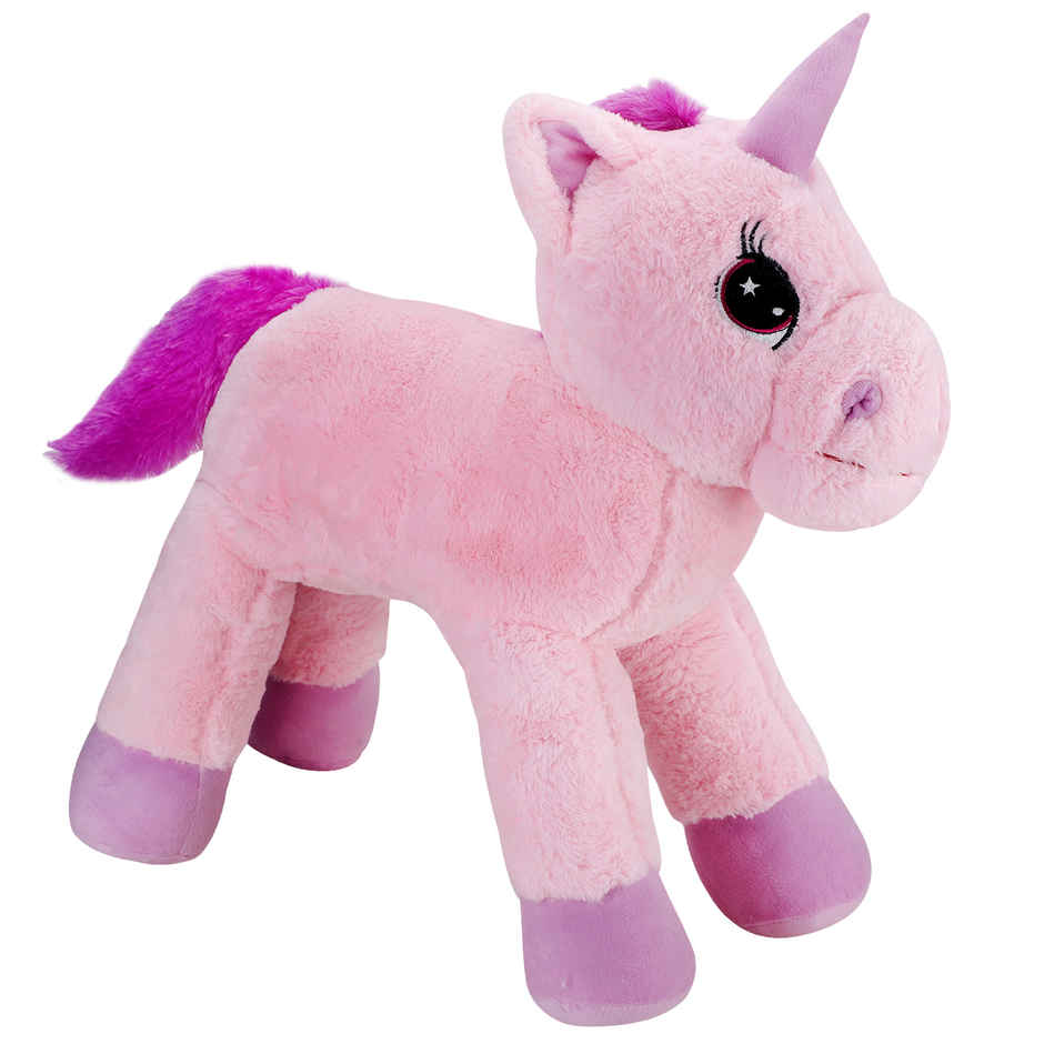 Dearjoy Unicorn Stuffed Plush Toy Pink - Length 65Cm