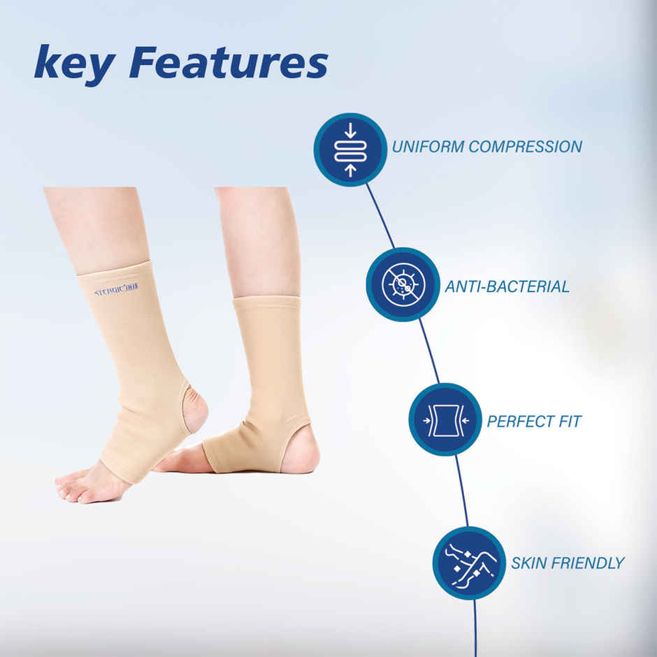 Stergic Iris Ankle Support Brace For Injury Recovery Small Size
