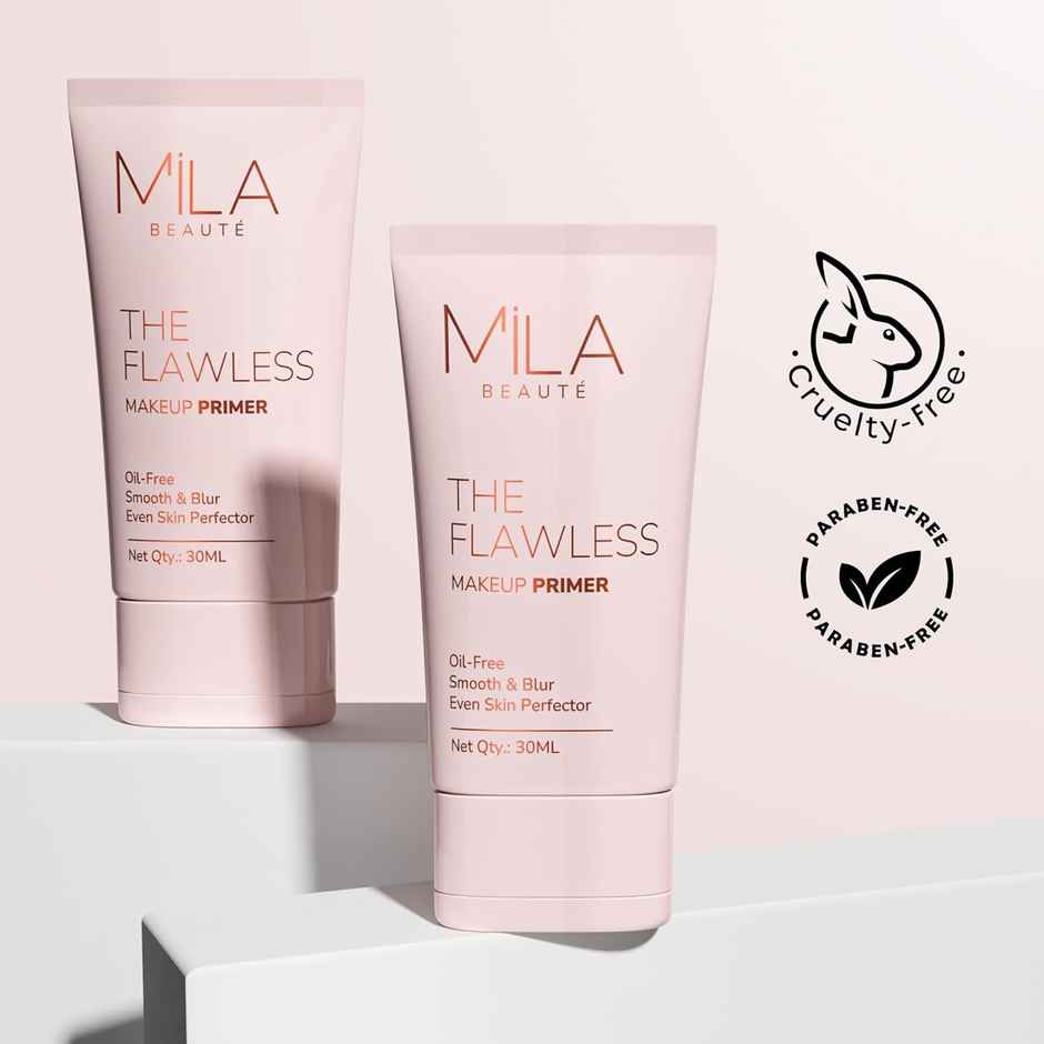 Mila Beaute Makeup Primer Smooth & Blurs Pores Oil-Free Mattifying Finish