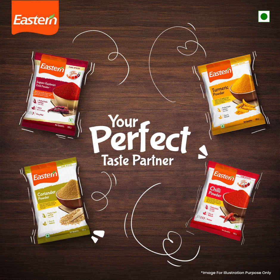 Eastern Turmeric Powder(100 gms), Eastern Coriander Powder(100 gms) & Eastern Chilly Powder(100 gms) Combo