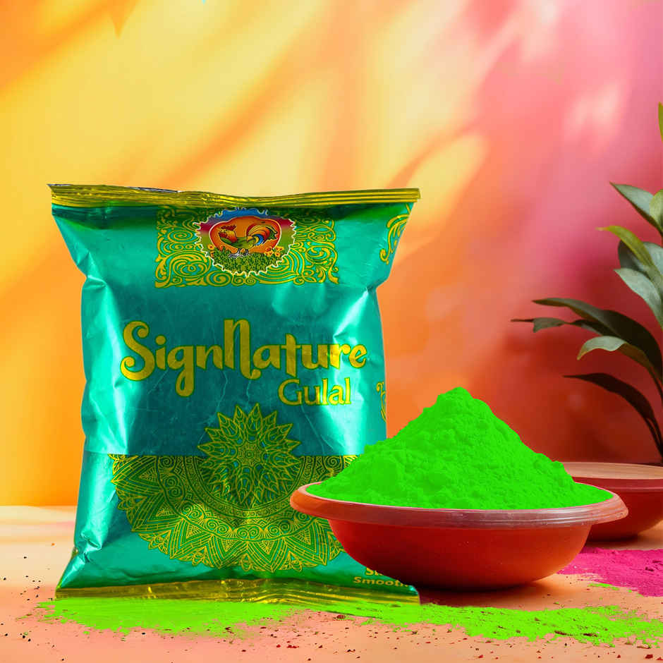 Signature Holi Gulal | Green | Cock