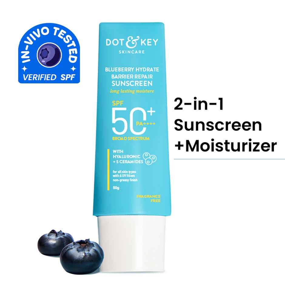 Dot & Key Blueberry Hydrate Barrier Repair Sunscreen SPF 50+, PA++++