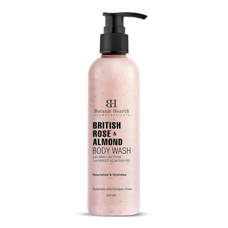 Botanic Hearth British Rose & Almond Body Wash
