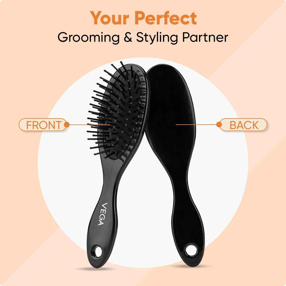 VEGA Cushioned Hair Brush For Men And Women | All Hair Types | R3-CB