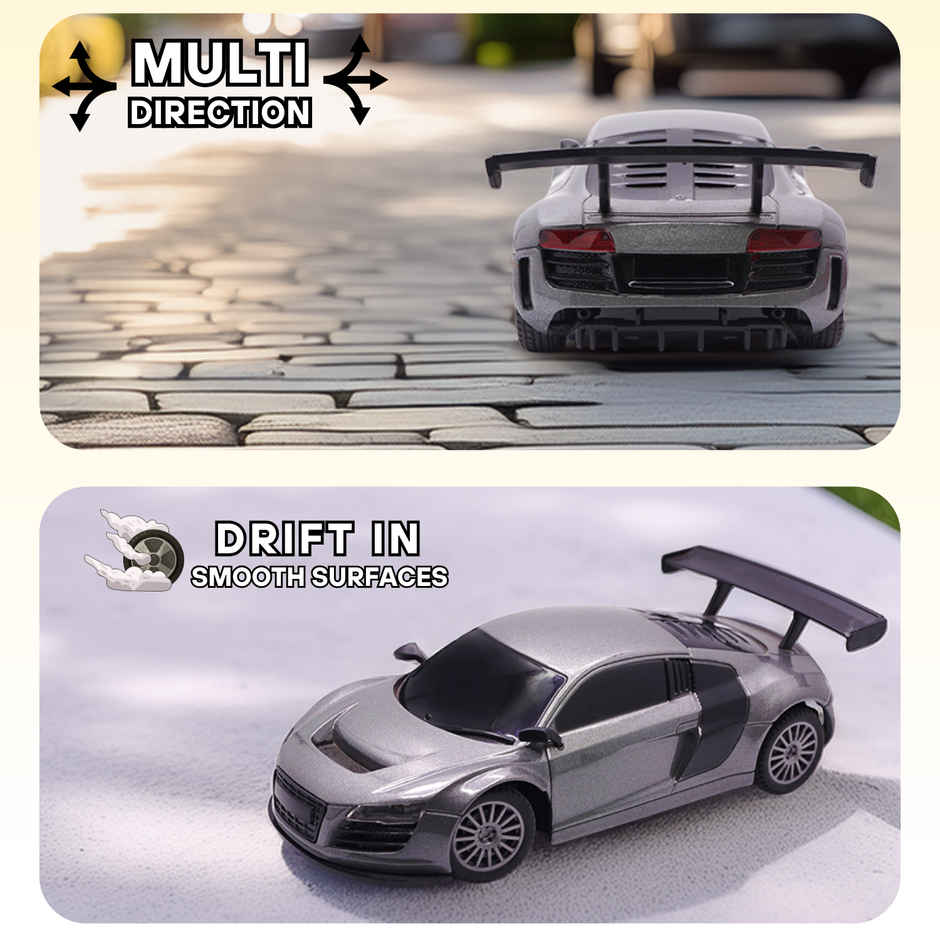 Frendo 1:24 Hi Speed Mini Remote Control Car | Aud Grey