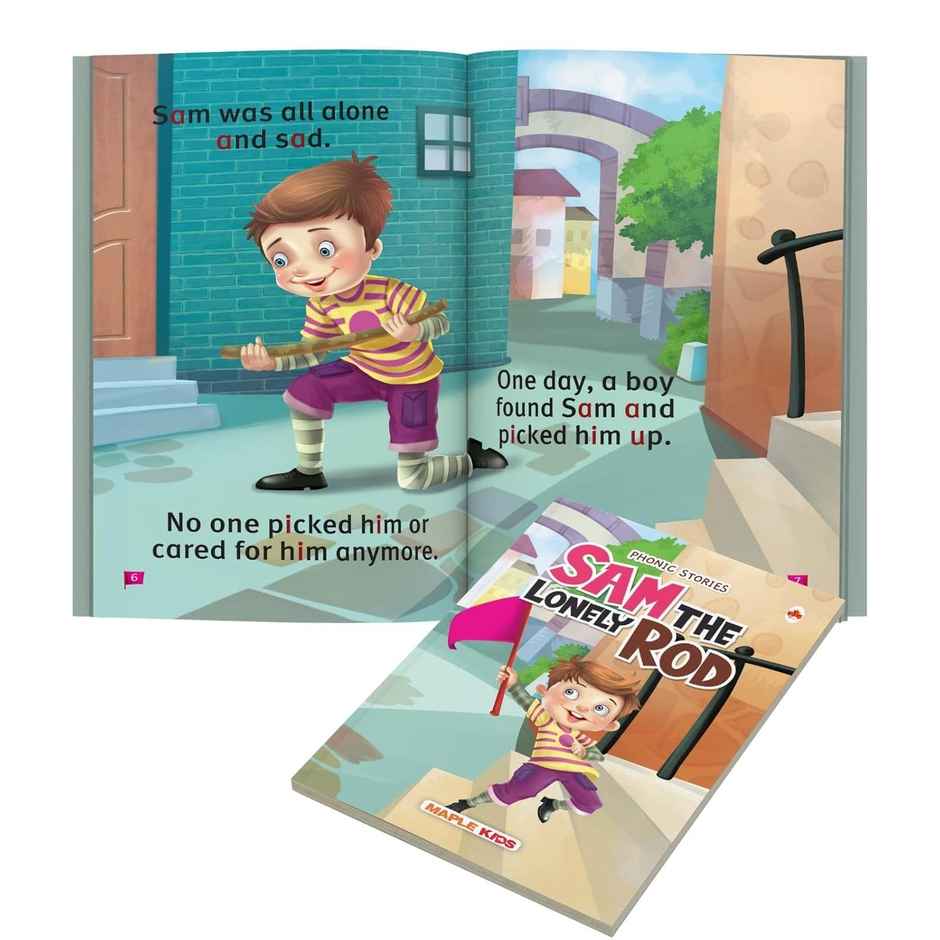 Phonic Reader (Illustrated) (Set of 6 Books) - Story Books for Kids