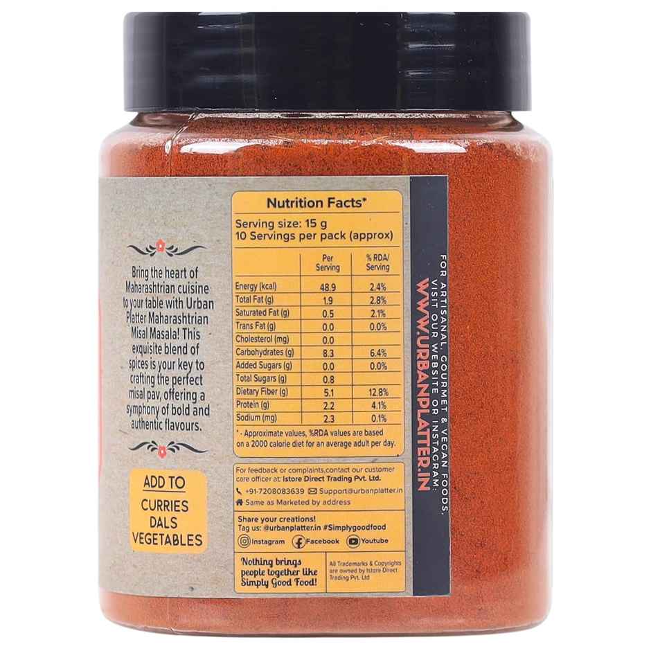 Urban Platter Maharashtrian Misal Masala Hot And Spicymisal Pav Masalagravy Masala