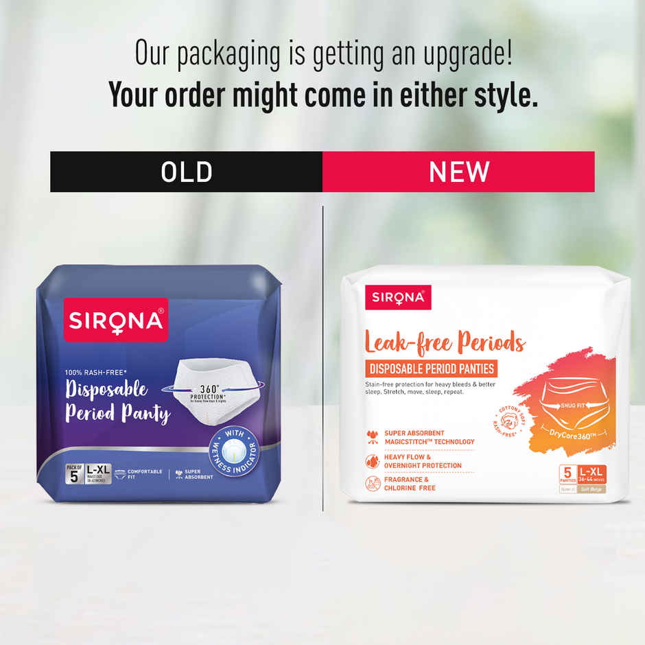Sirona Super Absorbent Period Panties | L-XL