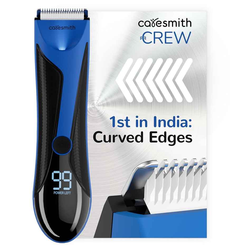 Caresmith Crew Manscaping Body Trimmer: Safe, Rechargeable Trimmer for Intimate Area Grooming