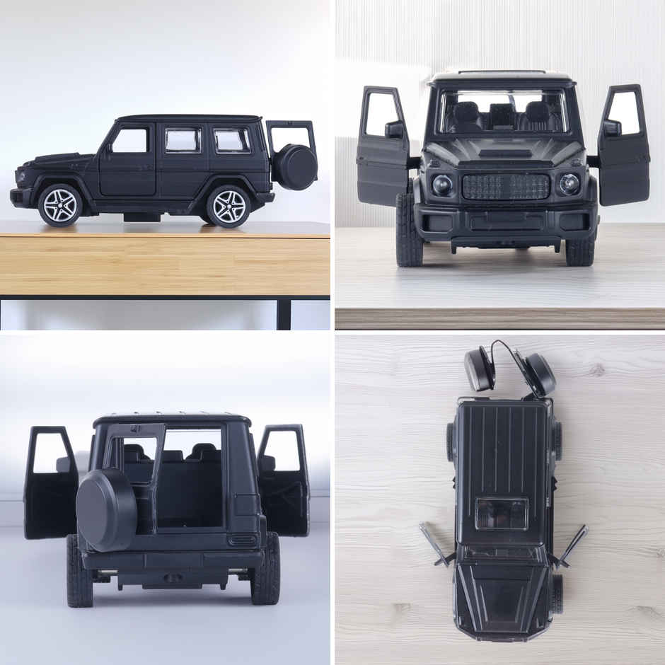 Frendo Premium Die-Cast Car | 3-Way Opening | Pull-Back Action | G Wag Black