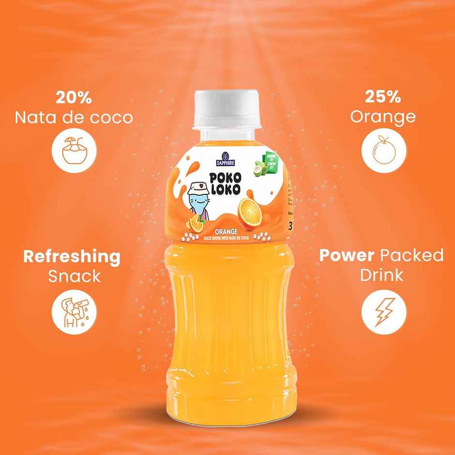 Sapphire Poko Loko Orange Nata Drink