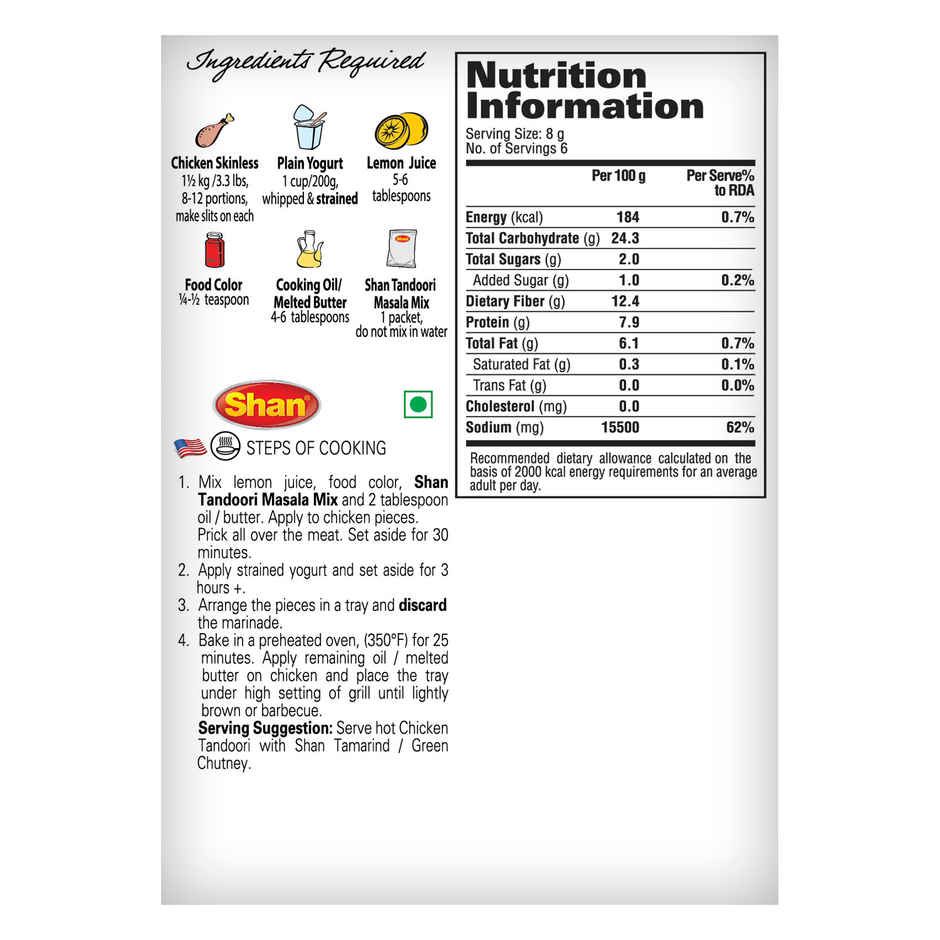 Shan Tandoori Chicken Masala