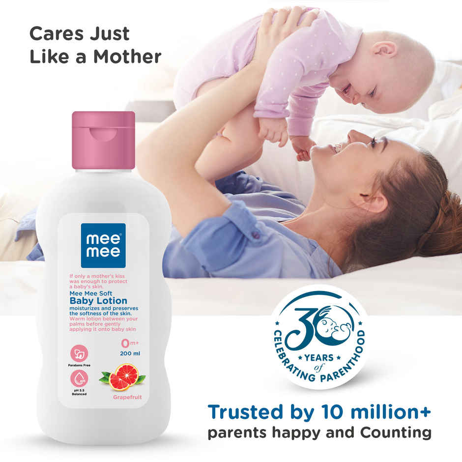 Mee Mee Baby Lotion With Grapefruit Extracts| Newborn Friendly
